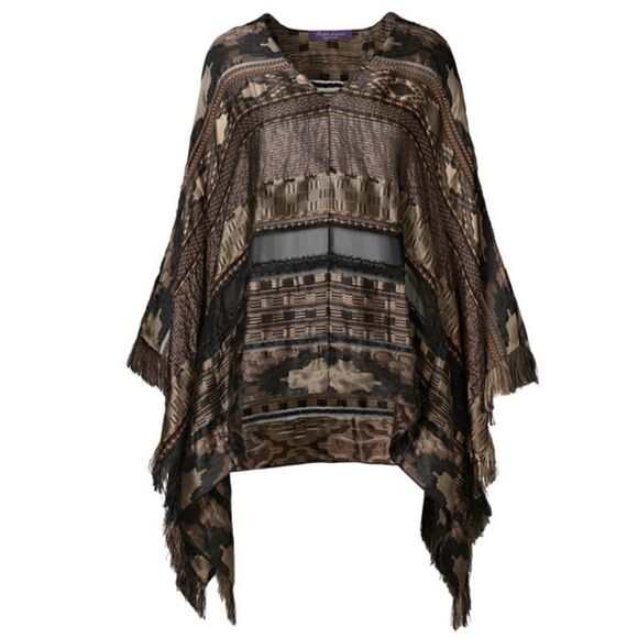 Ralph Lauren, 2016 Runway Collection Filipa Fringe Trim Top - Picture 8 of 17